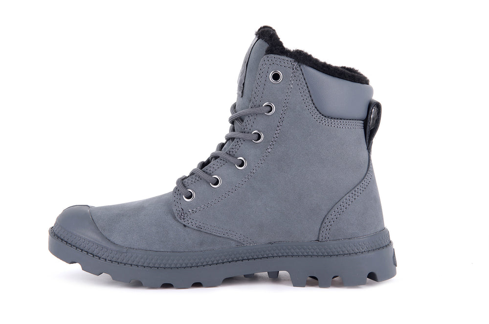 Botas Palladium PAMPA SPORT CUFF WPS Hombre Gris Oscuro | Costa Rica-34079